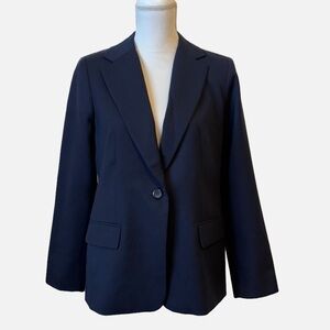 Pendleton Navy 100% Virgin Wool Blazer Jacket Women’s 10 Petite